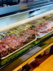 熊本市で馬串を味わう居酒屋でディナー