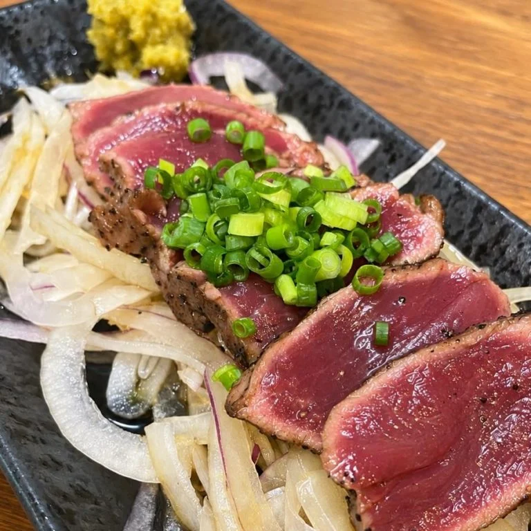 熊本市の馬肉料理居酒屋でディナー